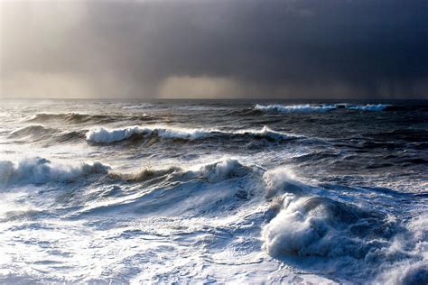 Storm At Sea Photograph By Dave Lines Fine Art America