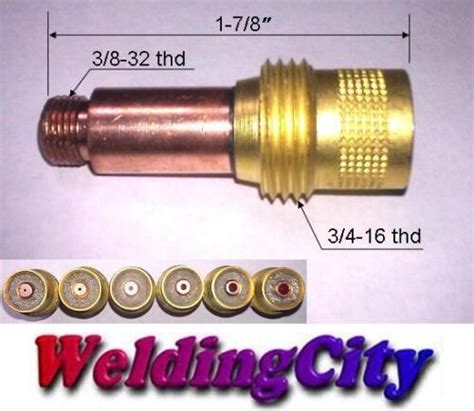 WeldingCity 2 Pk Gas Lens Collet Body 45V29 020 For TIG Welding Torch