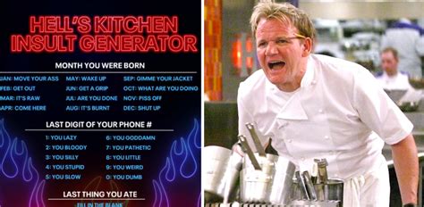 Gordon Ramsay Insult Generator Gives You A Free Roasting Every Day