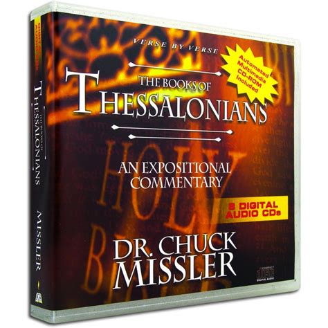 I And Ii Thessalonians Commentary Chuck Missler Audio Cd 8 Sessions