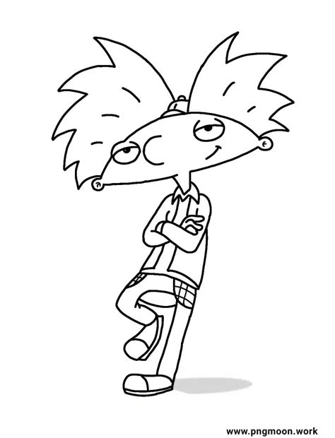 Hey Arnold Coloring Pages Comic Book Drawing Coloring Pages Arnold