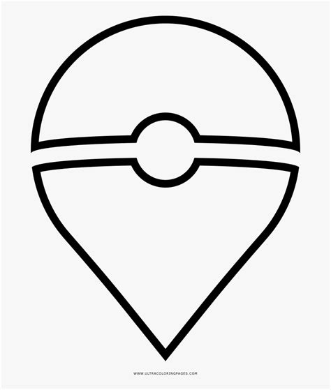 Pokemon Go Coloring Page Pokemon Pokeball Coloring Pages Hd Png