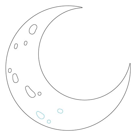 How To Draw A Crescent Moon Step By Step
