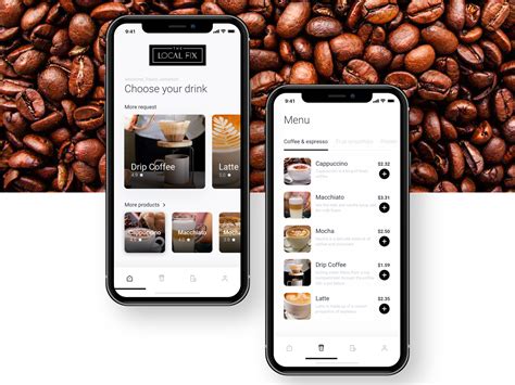 Proposal Coffee Ordering App Homemenu By Márcio Rosa On Dribbble