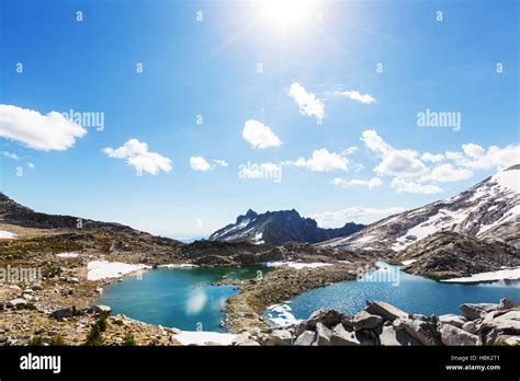 Alpine Lake Stock Photo Alamy