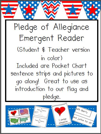 Mrs. Garretts Groovy Kindergarten: Pledge of Allegiance