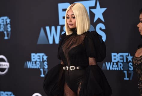Blac Chyna Gets Cheeky At Bet Awards In Sheer Black Dress After Car
