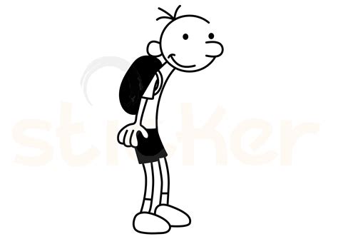 Diary Wimpy Kid Illustration Instant Download Png Etsy
