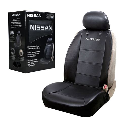 Nissan Synthetic Leather Sideless Car Truck Front Seat Cover And Headrest