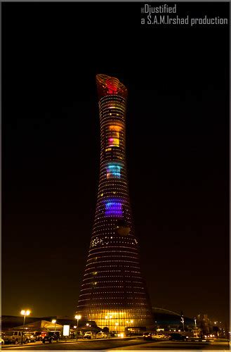 Aspire Tower Doha The Beautiful Aspire Tower Illuminated Flickr