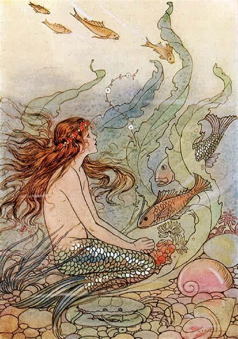 Vintage Mermaid Mermaids Pinterest