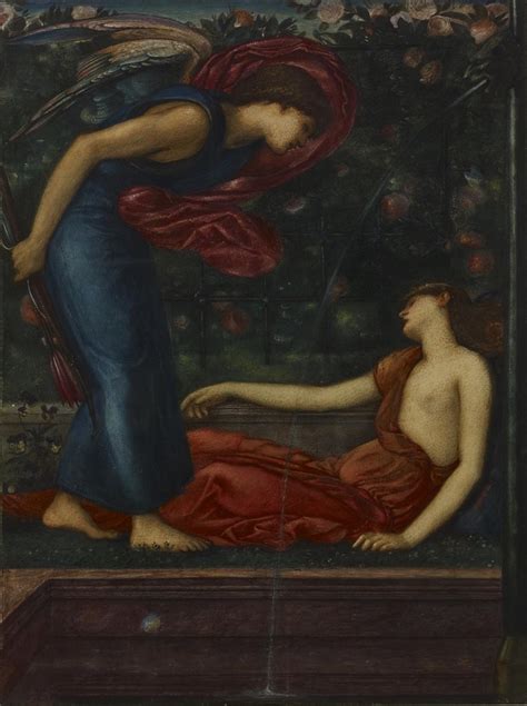 Cupid Finding Psyche Edward Burne Jones Custom Print