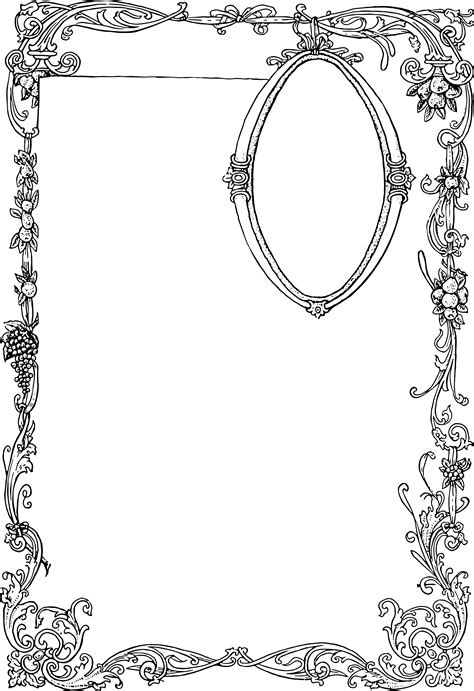 Stunning Free Vector Art Ornate Floral Border And Frame