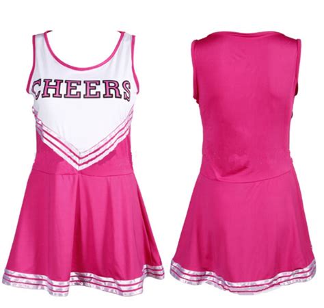 Sexy High School Cheerleader Costume Cheer Girls Uniform Fancy Dress