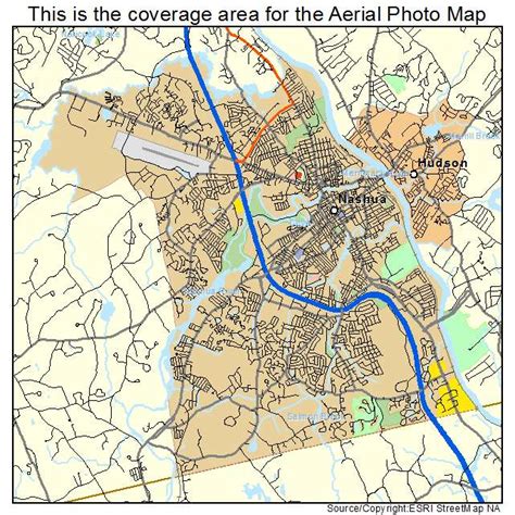 Aerial Photography Map Of Nashua Nh New Hampshire