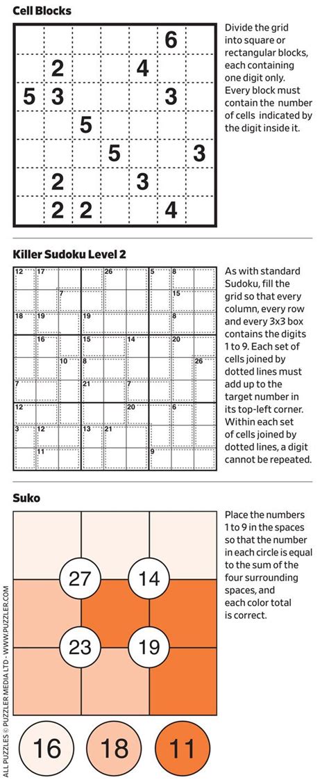Often worn for sport or in your free time 13. Number Puzzles - WSJ Puzzles - WSJ
