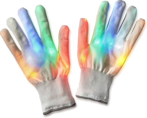 Led Skeleton Gloves Perfect For Gloving Parties Or