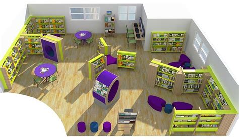 School Library Design Ideas For Furniture Layout School Library