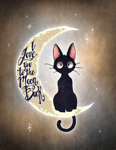 If the cat you're drawing has characteristic patterns on their fur, add these on top. I love you to the moon & back by Tim Shumate | Cat art ...