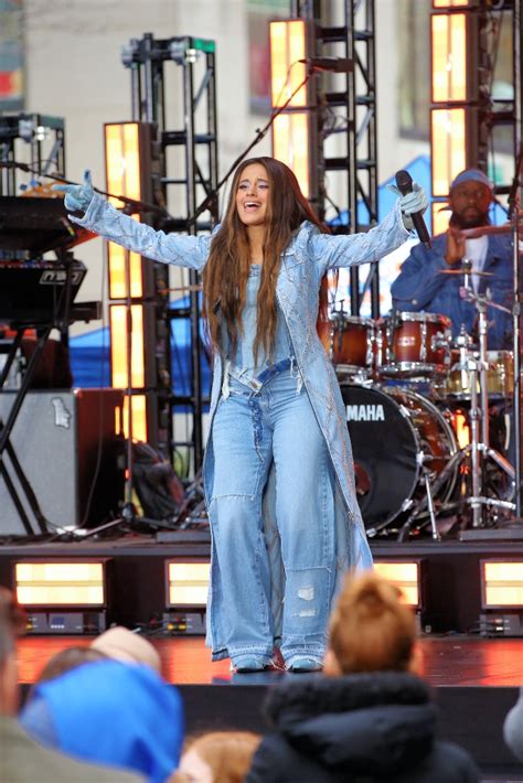 Camila Cabello Nods Britney Spears In Allover Denim And Pumps On ‘today’ Footwear News