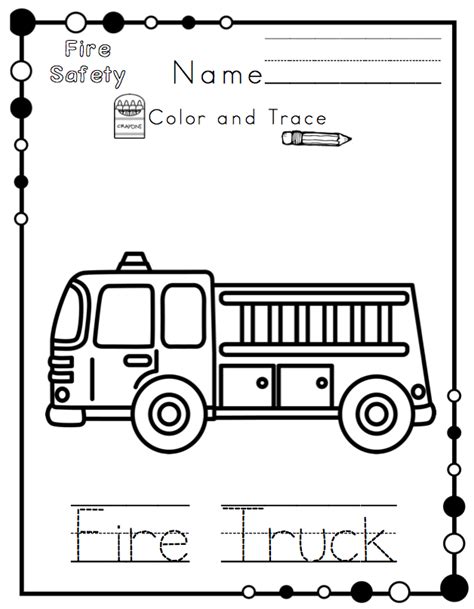 It was fun for them to. Fire Safety Printable No Prep ~ Preschool Printables