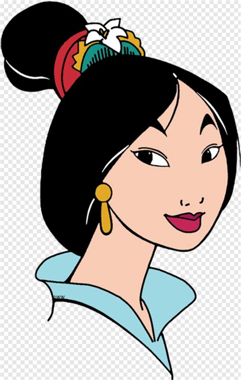 Mulan Clipart Of Disney Princess Mulan Face Png Download 416x658