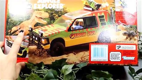 Jurassic Park Jungle Explorer Vehicle Kenner Movie Toy Review Видео