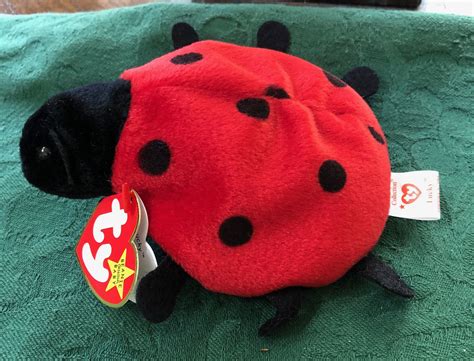Ty Beanie Babies Lucky Ladybug Collectible Toys Retired Etsy
