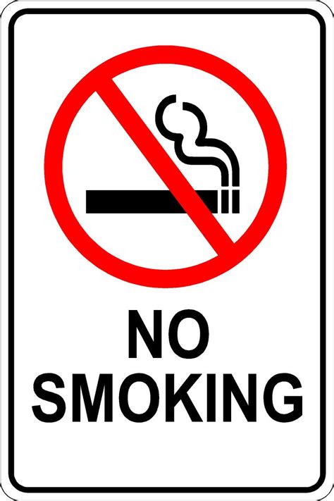 No Smoking Sign Onsite Signs Property Management Signs