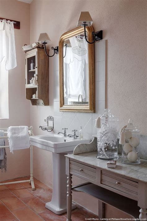 Idée décoration Salle de bain - Salle de bains shabby chic