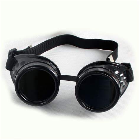 rivets vintage style steampunk goggles welding cyber gothic cosplay retro us ebay