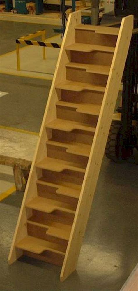 Incredible Loft Stair Design And Storage Organization Ideas 47