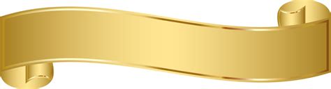 Download Hd Gold Banner Ribbon Png Png Royalty Free Library Gold