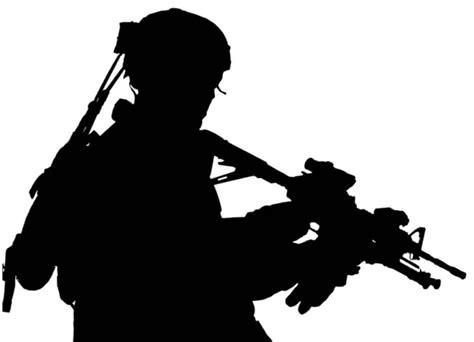 Troops Soldiers Return Form War Silhouette Vector Stock Vector Image By