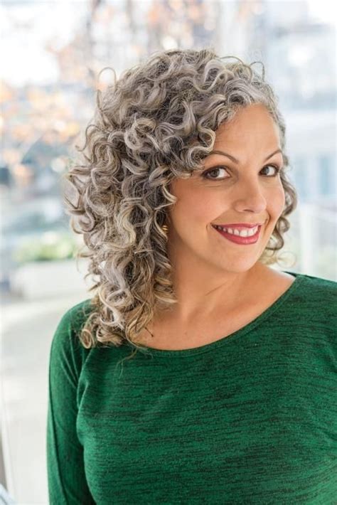 Going Gray Find Beauty In A Natural Look Grey Curly Hair Beautiful