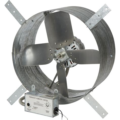 Strongway 14in Gable Exhaust Fan — 18 Hp 1600 Cfm With