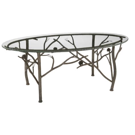 9 Inspirations Wood And Wrought Iron Round Coffee Table Base