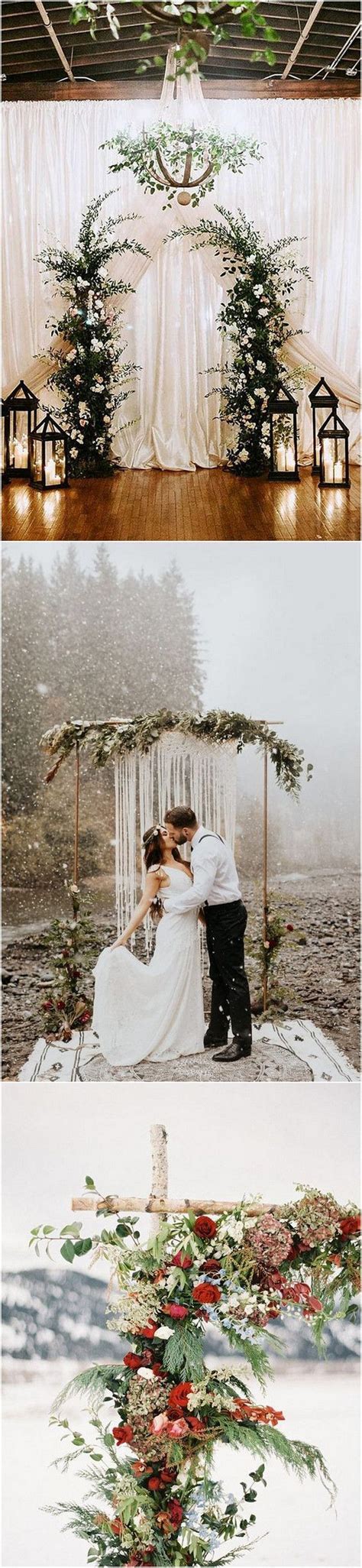 18 Whimsical Winter Wedding Arches And Backdrops Oh Best Day Ever