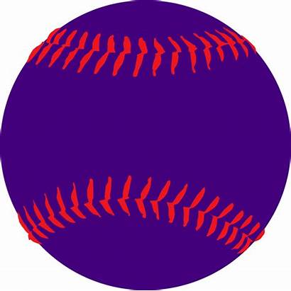 Baseball Softball Clipart Pink Purple Cliparts Fonts
