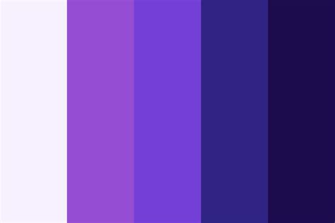Purple Neon Aesthetics Color Palette