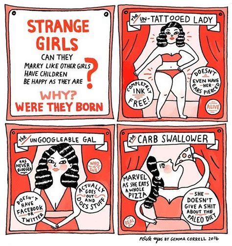 This Woman Fights Gender Stereotypes With Hilarious Cartoons Gender Stereotypes Women Fight