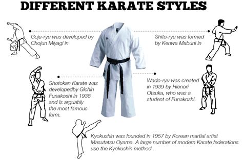 Karate Styles Deshi Do Martial Arts