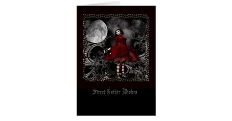 Gothic Wishes Card Zazzle
