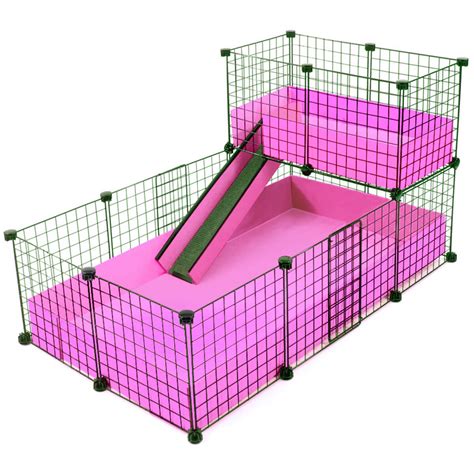 Medium 2x35 Grids Loft Deluxe Cages Candc Cages For Guinea Pigs