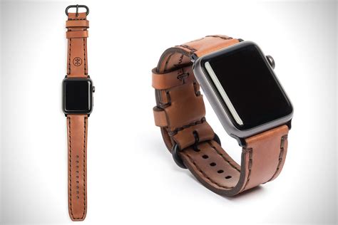 Arrow & Board Leather Apple Watch Band | HiConsumption