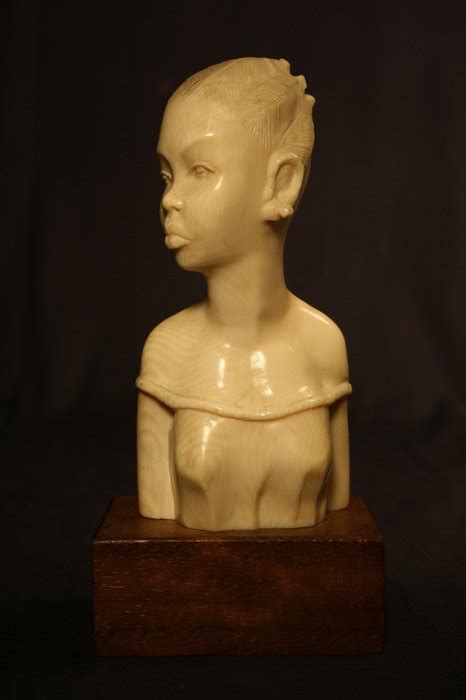 Antique African Ivory Female Bust Dr Congo Catawiki