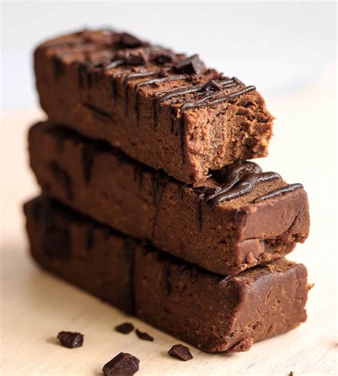Vegan Chocolate Protein Bars Nadia S Healthy Kitchen