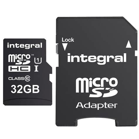 Carte Micro Sdhc Ultimapro U1 Uhs 1 32go Integral