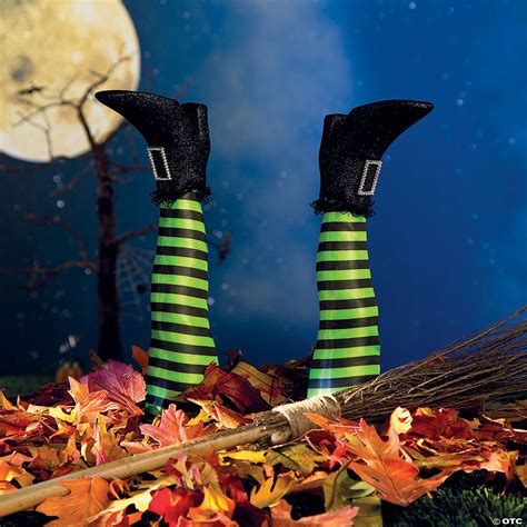 Check out our halloween witch legs selection for the very best in unique or custom, handmade pieces from our home décor shops. Witch's Legs Yard Stakes Halloween Decoration | Oriental ...