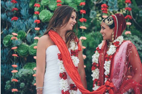 Vibrant Pictures By Steph Grant Capture The First Indian Lesbian Wedding In America Metro News